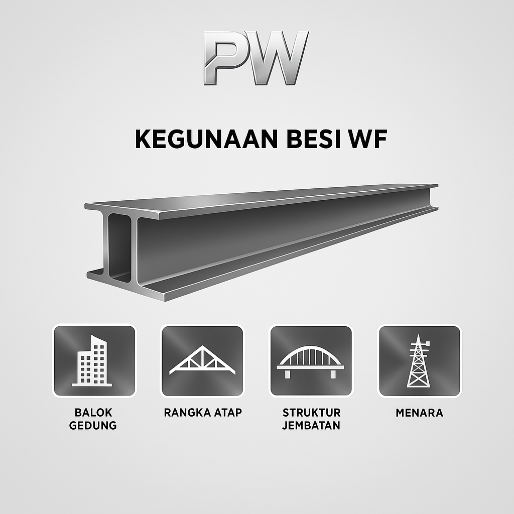Kegunaan Besi WF dalam Konstruksi. pipawelded.com