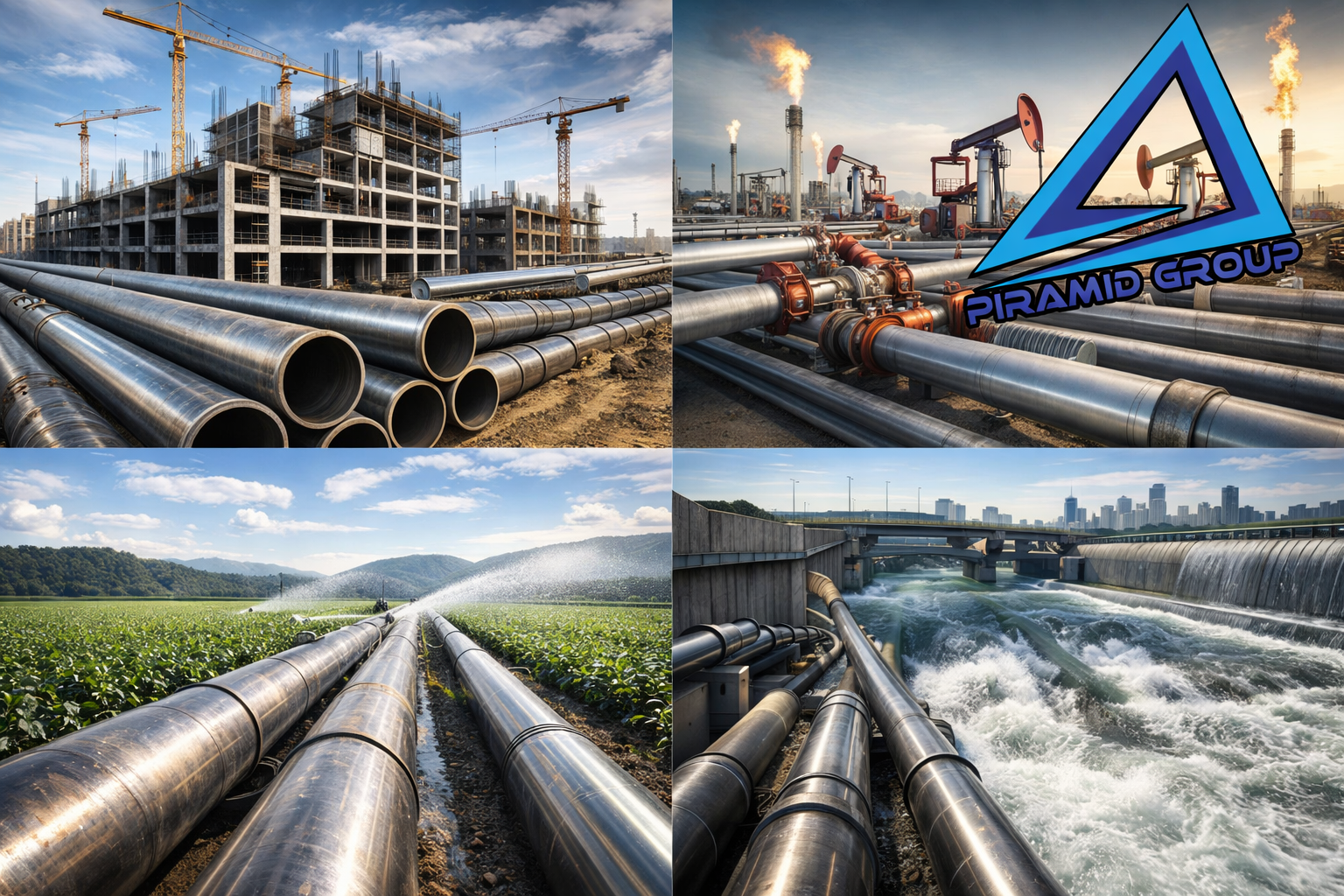 Aplikasi Pipa Baja yang Secara Aktif Mendukung Berbagai Sektor. pipawelded.com