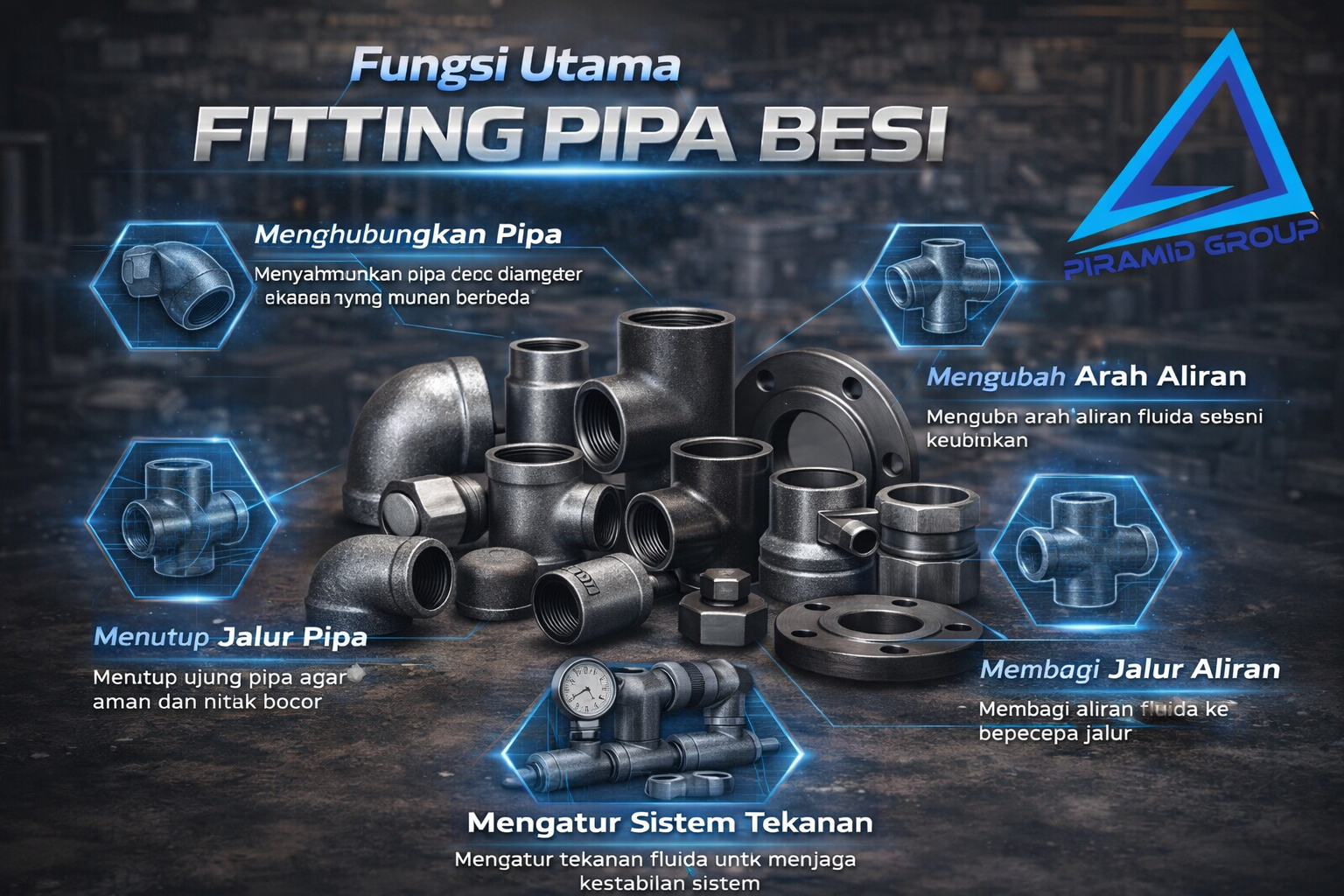 Fungsi Utama Fitting Pipa Besi.pipawelded.com
