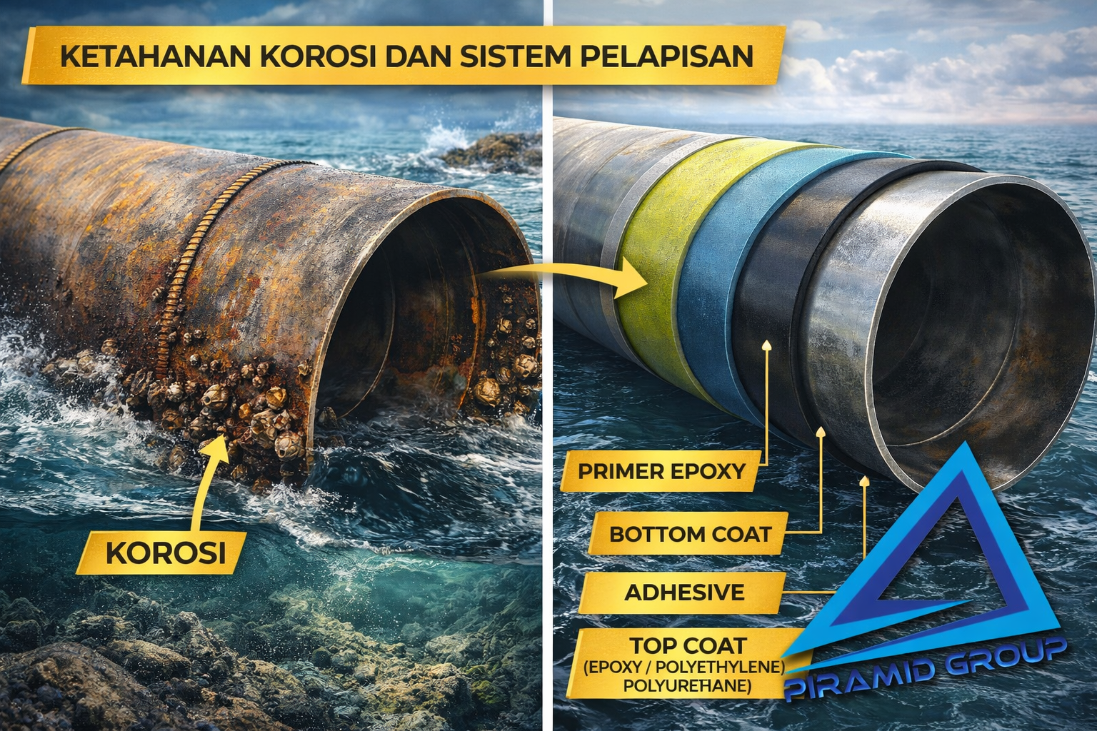 Ketahanan Korosi dan Sistem Pelapisan. pipawelded
