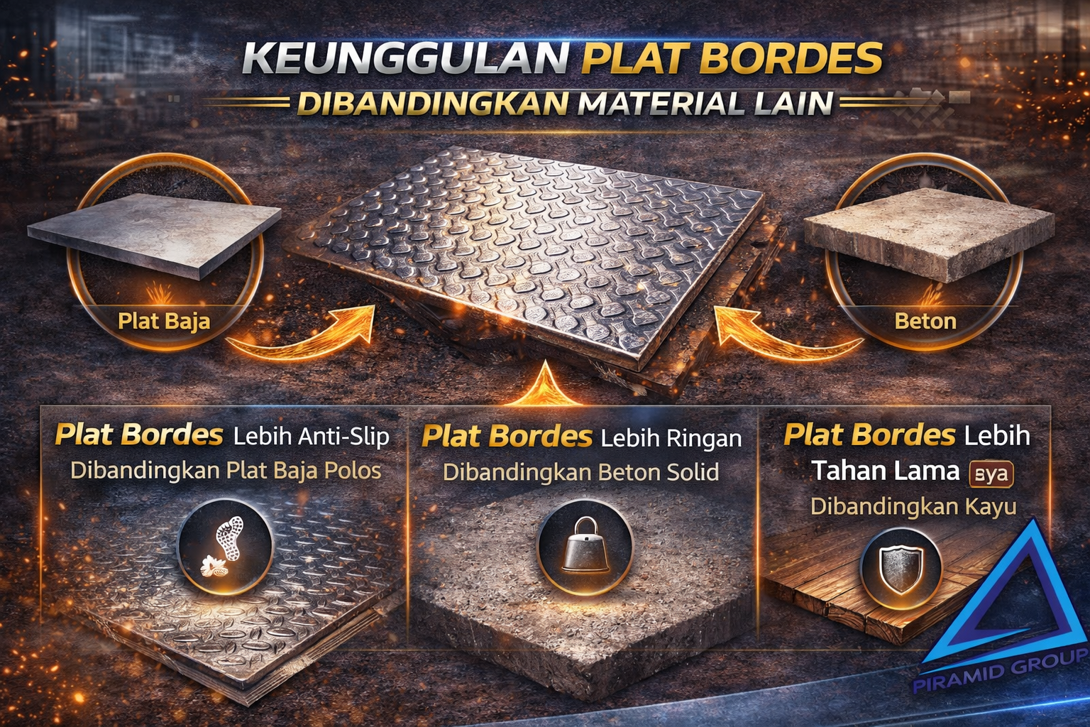 Keunggulan Plat Bordes Dibandingkan Material Lain.pipawelded.com