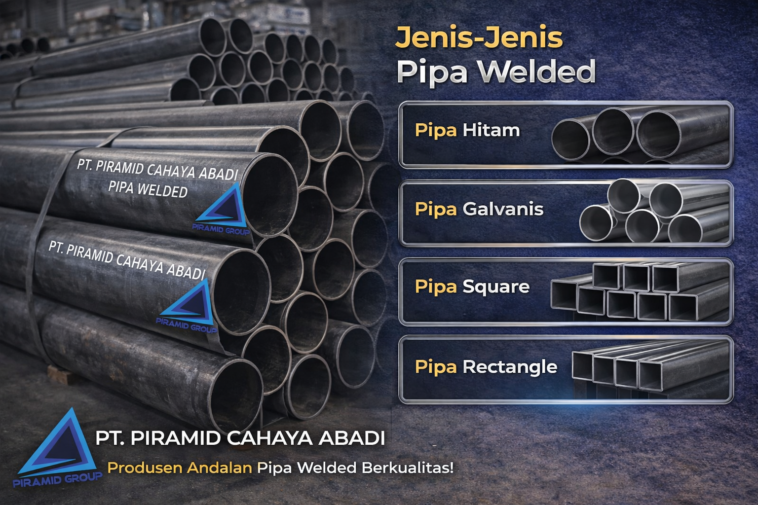 Jenis-Jenis Pipa Welded